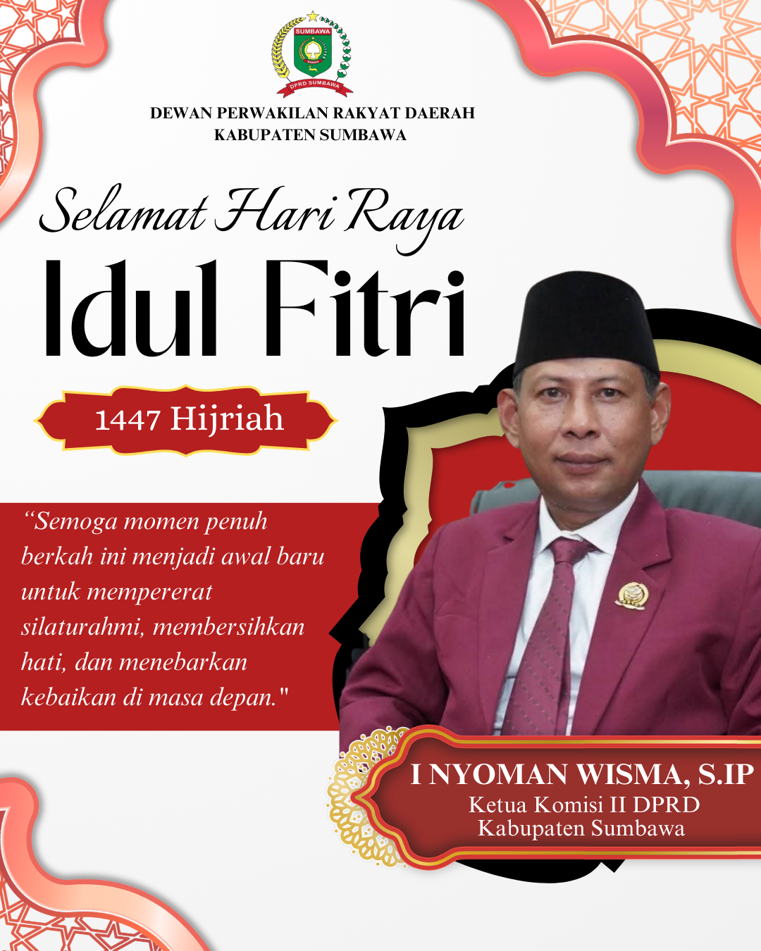 Ketua Komisi II DPRD